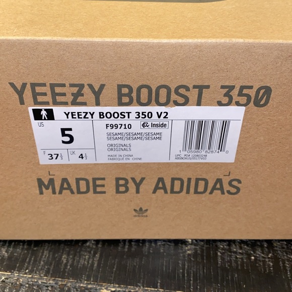Yeezy Boost 350 V2 'Sesame' Size 5 men’s brand new condition with box, offer up - Picture 8 of 11